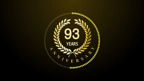 Luxurious celebration of the 93th Video stock 243186812