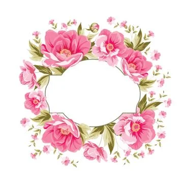 Luxurious color peony pattern. Stock Illustration