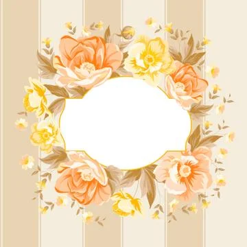 Luxurious color peony pattern. Stock Illustration