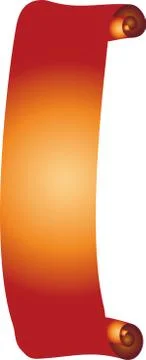 Luxurious Copper scroll Stock Illustration