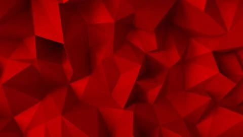 Luxurious elegant red background with triangles and crystals. 3d illustration Stock Illustration