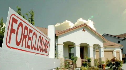 Luxurious Foreclosure Home Stock Footage 648061