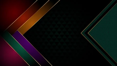 Luxurious geometric abstract background with dark triangular pattern hexago.. Stock Footage 330559412