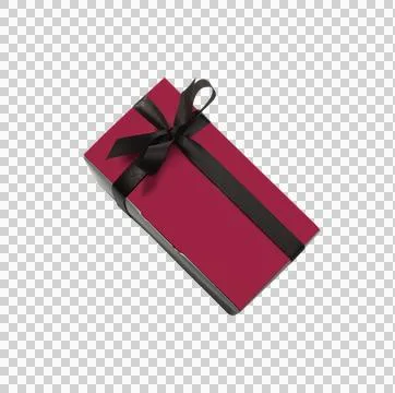 Luxurious gift box (clipping path) Stock Photos