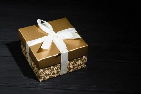 Luxurious gift box Stock Photos