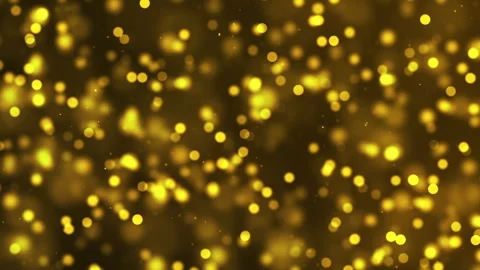 Luxurious Golden Particles Abstract Background Stock Footage 338444408