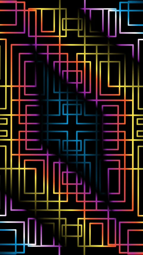 Luxurious gradient modern and aesthetic abstract line art Stock Footage 287713152