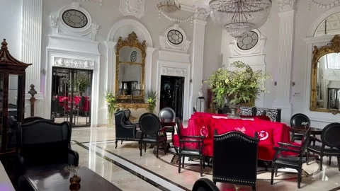 Luxurious interior design Stock Footage 249632728