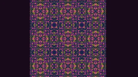 Luxurious Kaleidoscope Motion: Dynamic 3D Animation Stock Footage 247911364