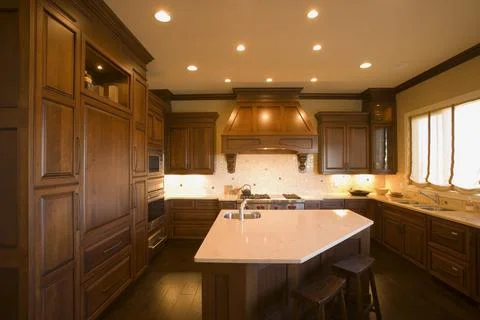 A Luxurious Kitchen Stock Photos