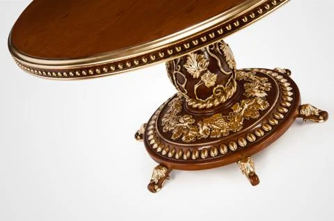 Luxurious kitchen table Stock Photos