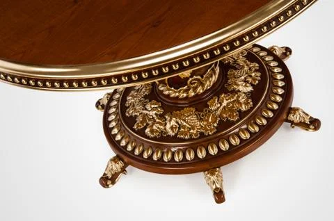 Luxurious kitchen table Stock Photos