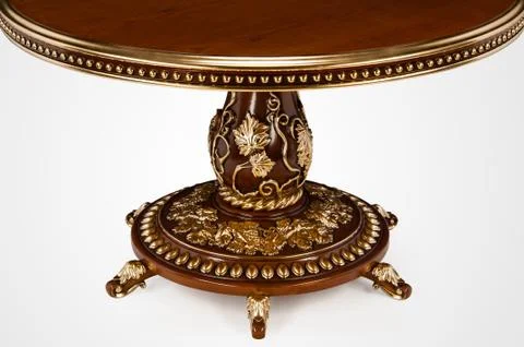 Luxurious kitchen table Stock Photos