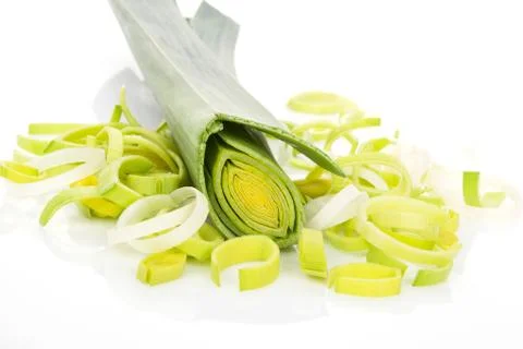 Luxurious leek background. Stock Photos