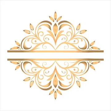 Luxurious ornamental decorative elements 4 Stock Illustration