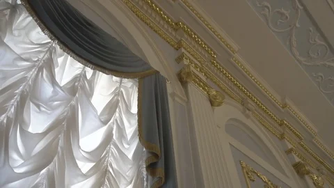 Luxurious palace inside Stock Footage 106576303