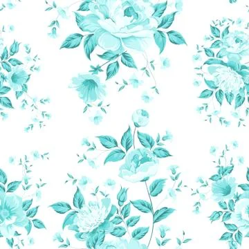 Luxurious peony wallapaper. Stock Illustration