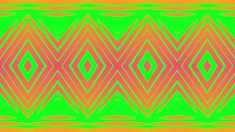 Luxurious seamless colourful simple anda modern batik line art motion graphics Stock Footage 285385536