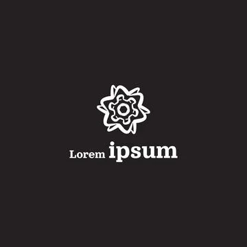 Luxurious Simple Aesthetic Creative Logo Design EPS10 Stock Illustration