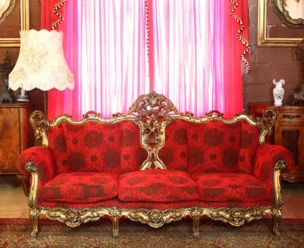 Luxurious sofa 스톡 사진