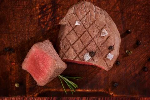 Luxurious steak. Stock Photos