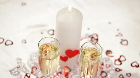 Luxurious table. HD Stock Footage 10574430