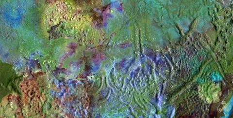 A Luxurious Texture and Pattern Design in Rich Colors Stock Illustration