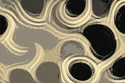 Luxurious texture with golden patterns and strass on a black background Stock Photos