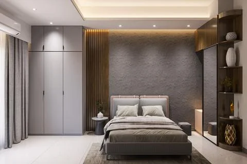 Luxurious Textures Adding Plush Materials to Your Child's Bedroom for Comfo.. Illustrazione stock