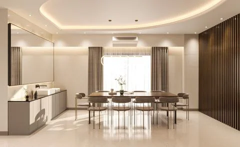 Luxurious Textures Adding Plush Materials to Your Dining Room for Comfort a.. Stock-Illustration