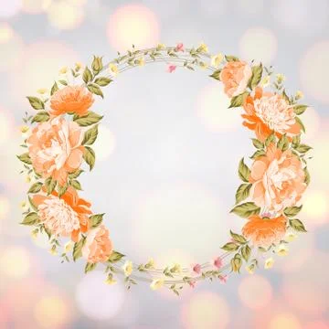 Luxurious vintage frame. Illustrazione stock