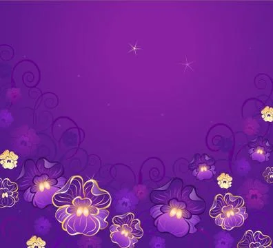 Luxurious violet Stock Illustration