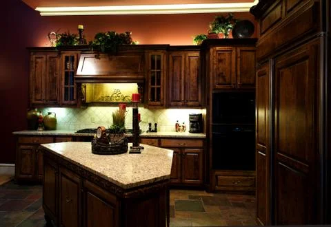 Luxuriously decorated kitchen Foto stock