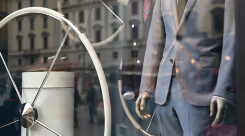 Luxurius goods store display Video stock 23582827