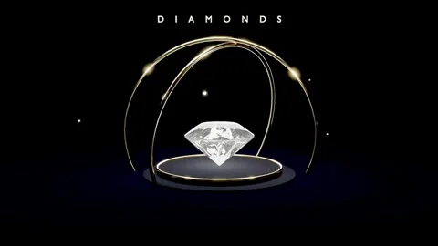 Luxury 3D Diamond Animation Stock Footage 332977983