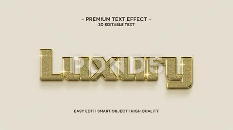 Premium PSD, Stylish text effect