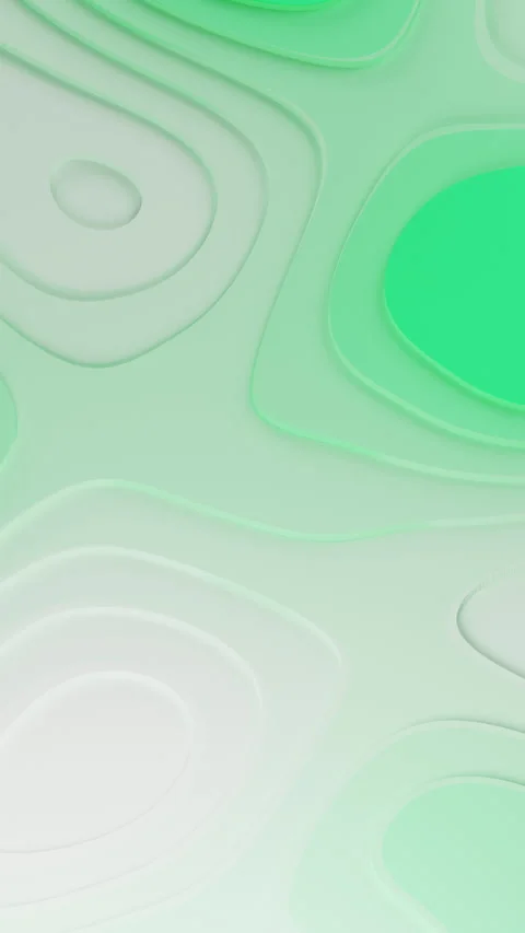 Luxury 3d vertical background green and white abstract shapes morphing Stock Footage 273854180