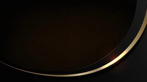 Luxury abstract background with elegant black and dark bronze overlapping c.. Stock Illustration