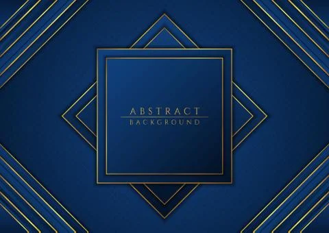 Luxury abstract background square frame overlap layer shape Stock Illustration
