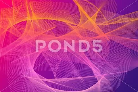 Luxury Abstract Light Flow Design With Multicolor Gradient Modello PSD