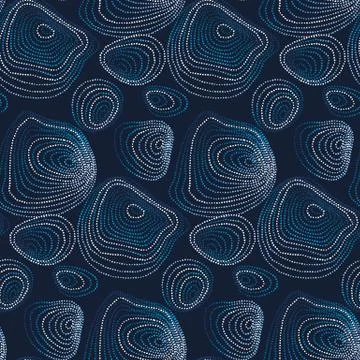 Luxury abstract seamless pattern inspired by natural stone shape. modern dot  Stock Illustration