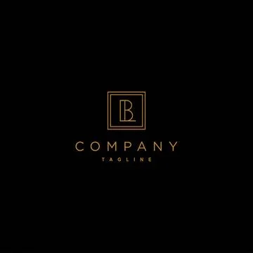 Luxury and elegant design initial letter LB Stock Illustration