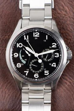 Luxury automatic writchwatch Foto stock