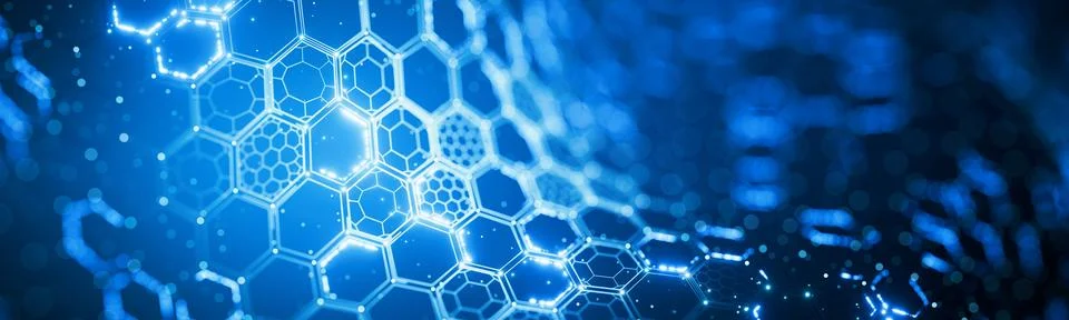 Luxury background. Blockchain technology. Network structure. Artificial int.. Stock Illustration