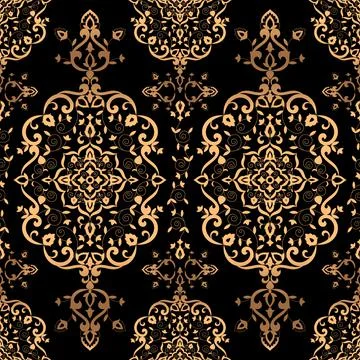 Luxury background design pattern vector seamless Stock Illustration