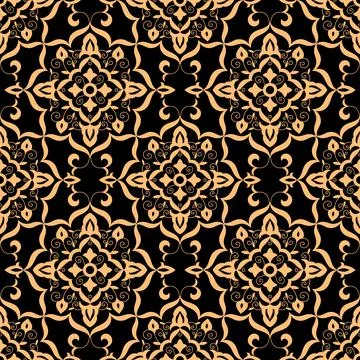 Luxury background design pattern vector seamless Stock Illustration