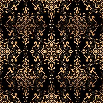 Luxury background design pattern vector seamless Stock Illustration