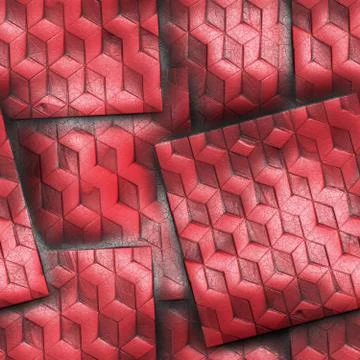 Luxury background with embossed pattern on leather Illustrazione stock