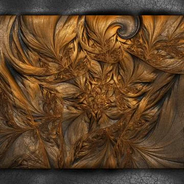 Luxury background with embossed pattern on leather Illustrazione stock