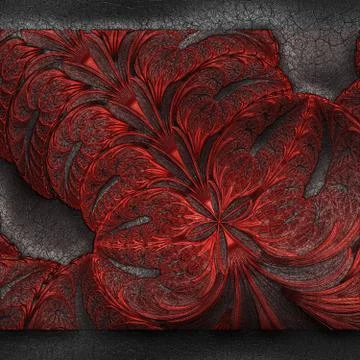 Luxury background with embossed pattern on leather Illustrazione stock